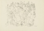 George Grosz. World of the Bourgeoisie (Bürgerliche Welt) from the book/portfolio Ecce Homo. (1918, published 1922-1923)
