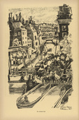Wilhelm Wagner. In the Neutral Country (Im neutralen Land) (plate, p. 204) from the periodical Kriegszeit. Künstlerflugblätter, vol. 1, no. 51 (17 Aug 1915). 1915
