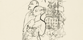George Grosz. Family (Familie) from the book/portfolio Ecce Homo. (1916, published 1922-1923)