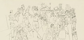 George Grosz. World of the Bourgeoisie (Bürgerliche Welt) from the book/portfolio Ecce Homo. (1918, published 1922-1923)