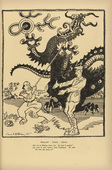 Carl Olof Petersen. England-Japan-China (plate, p. 205) from the periodical Kriegszeit. Künstlerflugblätter, vol. 1, no. 51 (17 Aug 1915). 1915