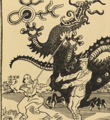 Carl Olof Petersen. England-Japan-China (plate, p. 205) from the periodical Kriegszeit. Künstlerflugblätter, vol. 1, no. 51 (17 Aug 1915). 1915