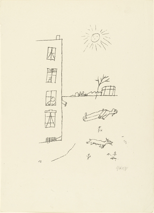 George Grosz. Murder (Mord) from the book/portfolio Ecce Homo. (1915-1916, published 1922-1923)