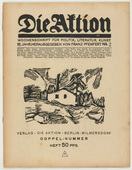 Georg Tappert, Ines Wetzel, Ottheinrich Strohmeyer, Josef Capek, Waldemar Ohly. Die Aktion, vol. 7, no. 18/19. May 5, 1917