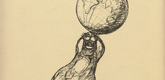 August Gaul. British Sea Lion (Britenleu) (in-text plate, p. 206) from the periodical Kriegszeit. Künstlerflugblätter, vol. 1, no. 51 (17 Aug 1915). 1915