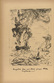 Ulrich Hübner. Surround Yourself with Your Entire Fleet, England! (Umgürte Dich mit Deiner ganzen Flotte, England!) (plate, p. 18) from the periodical Kriegszeit. Künstlerflugblätter, vol. 1, no. 5 (30 Sept 1914). 1914