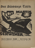 Martin Schwemer. In-text plate (title page) from the periodical Der schwarze Turm, vol. 1, no. 8 (Mar 1920). 1920