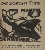 Martin Schwemer. In-text plate (title page) from the periodical Der schwarze Turm, vol. 1, no. 8 (Mar 1920). 1920