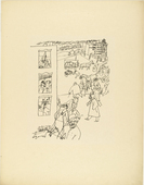 George Grosz. People in the Street (Menschen in der Strasse) from The First George Grosz Portfolio (Erste George Grosz-Mappe). (1915-16, published 1916-17)