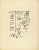 George Grosz. People in the Street (Menschen in der Strasse) from The First George Grosz Portfolio (Erste George Grosz-Mappe). (1915-16, published 1916-17)