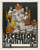 Egon Schiele. Poster for the 49th Exhibition of the Vienna Secession (Secession 49. Ausstellung). 1918