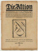Josef Capek. Die Aktion, vol. 7, no. 24/25. June 16, 1917