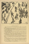 József Arpád Murmann. German Prisoner Transport in France: Exodus from Chartres (Deutscher Gefangenentransport in Frankreich: Auszug aus Chartres) (headpiece, p. 208) from the periodical Kriegszeit. Künstlerflugblätter, vol. 1, no. 52 (31 Aug 1915). 1915
