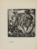 Walter O. Grimm. The Cabaret (Das Cabarett) (plate, number 8) from the periodical Der schwarze Turm, vol. 1, no. 1 (Feb 1919). 1919