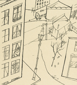 George Grosz. Suburb (Vorstadt) from The First George Grosz Portfolio (Erste George Grosz-Mappe). (1915-16, published 1916-17)