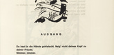 Vasily Kandinsky. Vignette next to "Exit" (Vignette bei "Ausgang") (headpiece, folio 36) from Klänge (Sounds). (1913)