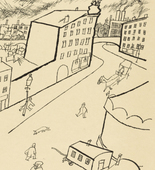 George Grosz. Outskirts (Peripherie) from The First George Grosz Portfolio (Erste George Grosz-Mappe). (1915-16, published 1916-17)