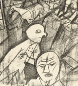 George Grosz. Moonlit Night (Mondnacht) from The First George Grosz Portfolio (Erste George Grosz-Mappe). (1915-16, published 1916-17)