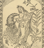 Carl Olof Petersen. The American Angel of Peace (Der amerikanische Friedensengel) (in-text plate, p. 210) from the periodical Kriegszeit. Künstlerflugblätter, vol. 1, no. 52 (31 Aug 1915). 1915