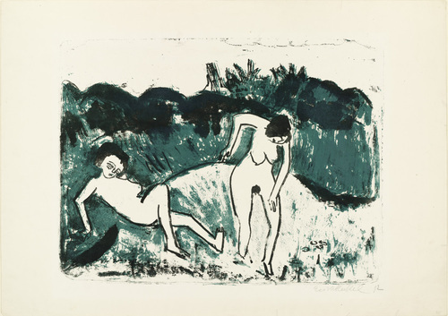 Erich Heckel. In the Meadow (Auf der Wiese). 1912