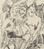 Max Beckmann. City Night (Stadtnacht) (plate 2) from Stadtnacht (City Night). 1921