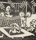 Richard Seewald. Varieté (plate, p. 27) from the periodical Die neue Kunst, no. 1 (July 25, 1913). 1913-1914