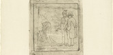 George Grosz. Two Men Watching a Couple (Zwei Männer in Betrachtung eines Paares). 1911