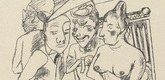 Max Beckmann. City Night (Stadtnacht) (plate 2) from Stadtnacht (City Night). 1921