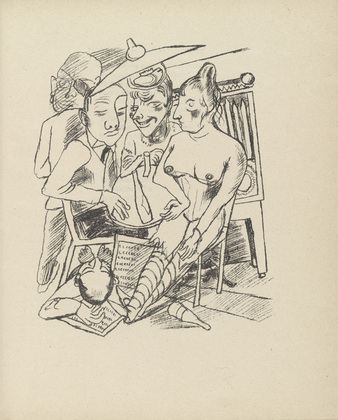 Max Beckmann. City Night (Stadtnacht) (plate 2) from Stadtnacht (City Night). 1921