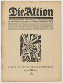 Ottheinrich Strohmeyer, Christian Schad, Arthur Segal, Franz Wilhelm Seiwert, Raoul Hausmann. Die Aktion, vol. 7, no. 35/36. September 8, 1917
