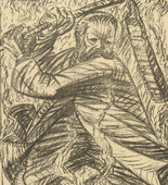 Ernst Barlach. The Thresher of Masuria (Der Drescher von Masuren) (plate, p. 212) from the periodical Kriegszeit. Künstlerflugblätter, vol. 1, no. 53 (15 Sept 1915). 1915