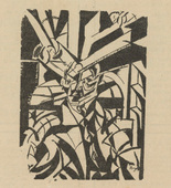 Ottheinrich Strohmeyer, Christian Schad, Arthur Segal, Franz Wilhelm Seiwert, Raoul Hausmann. Die Aktion, vol. 7, no. 35/36. September 8, 1917