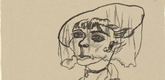 George Grosz. Lady with a Veil (Schleierdame). 1915
