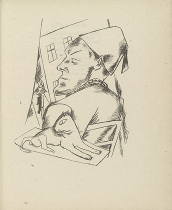 Max Beckmann. Bitterness (Verbitterung) (plate 3) from Stadtnacht (City Night). 1921
