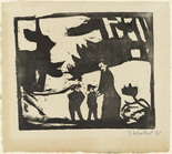 Erich Heckel. Promenade (Spaziergang). 1911