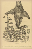 August Gaul. Farewell, Dear Uncle! (Adjö, Onkelchen) (plate, p. 214) from the periodical Kriegszeit. Künstlerflugblätter, vol. 1, no. 53 (15 Sept 1915). 1915
