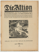 Conrad Felixmüller, Wilhelm Schuler. Die Aktion, vol. 7, no. 37/38. September 22, 1917