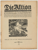 Conrad Felixmüller, Wilhelm Schuler. Die Aktion, vol. 7, no. 37/38. September 22, 1917