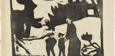 Erich Heckel. Promenade (Spaziergang). 1911