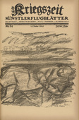 Waldemar Rösler. Quiet Heroes (Stille Helden) (in-text plate, p. 215) from the periodical Kriegszeit. Künstlerflugblätter, vol. 1, no. 54 (1 Oct 1915). 1915