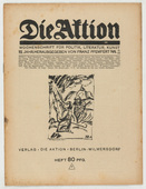 Erich Gehre, Heinrich Hoerle, Augusta von Zitzewitz, Richard Janthur, Richard Bampi. Die Aktion, vol. 7, no. 41/42. October 20, 1917