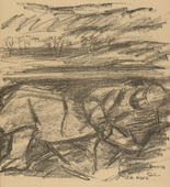Waldemar Rösler. Quiet Heroes (Stille Helden) (in-text plate, p. 215) from the periodical Kriegszeit. Künstlerflugblätter, vol. 1, no. 54 (1 Oct 1915). 1915