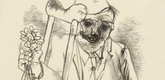 George Grosz. The Hero (Der Held) from The American Scene, no. 1. (1933, published 1934)