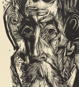 Ernst Ludwig Kirchner. Head of Ludwig Schames (Kopf Ludwig Schames). (1918)