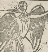 Christian Rohlfs. Expulsion from Paradise (large version) [Austreibung aus dem Paradies (groß)]. (c. 1917)
