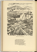 Ulrich Hübner. Battle at the Dardanelles (Kampf vor den Dardanellen) (plate, p. 120) from the periodical Kriegszeit. Künstlerflugblätter, vol. 1, no. 30 (10 March 1915). 1915