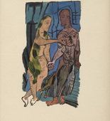 Oskar Kokoschka. Mörder, Hoffnung der Frauen (Murderer, Hope of Women). (1916, drawings executed 1910)