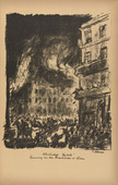 Erich Büttner. Honest Play (Ehrliches Spiel) (plate, p. 19) from the periodical Kriegszeit. Künstlerflugblätter, vol. 1, no. 5 (30 Sept 1914). 1914