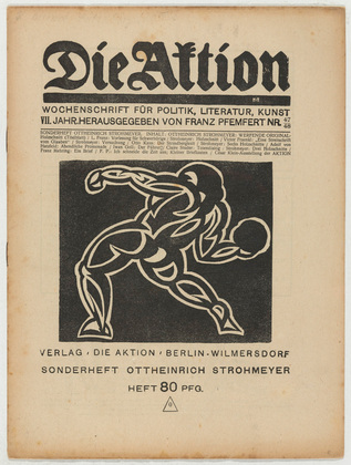 Ottheinrich Strohmeyer. Die Aktion, vol. 7, no. 47/48. December 1, 1917