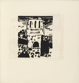 Vasily Kandinsky. Improvisation I (plate, folio 41) from Klänge (Sounds). (1913)